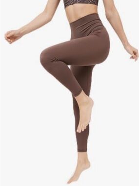 OFFLINE By Aerie Real Me 7/8 Legging Hi-Rise Brown Size Small
